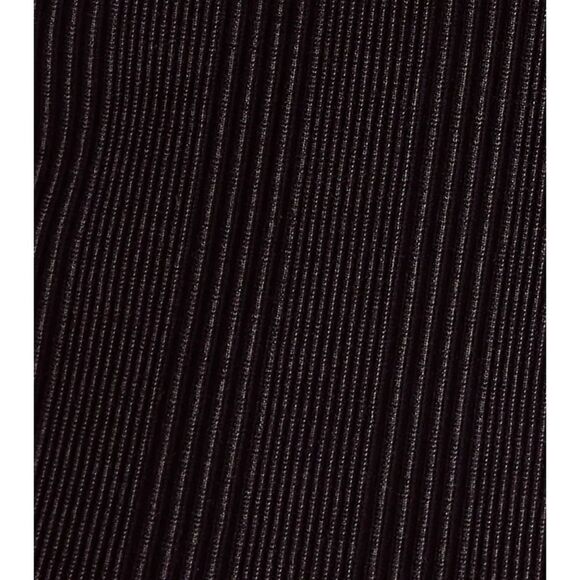 free people XS Black Brynn Turtleneck Scrunched Ribbed Thermal Cotton Top - Picture 11 of 16